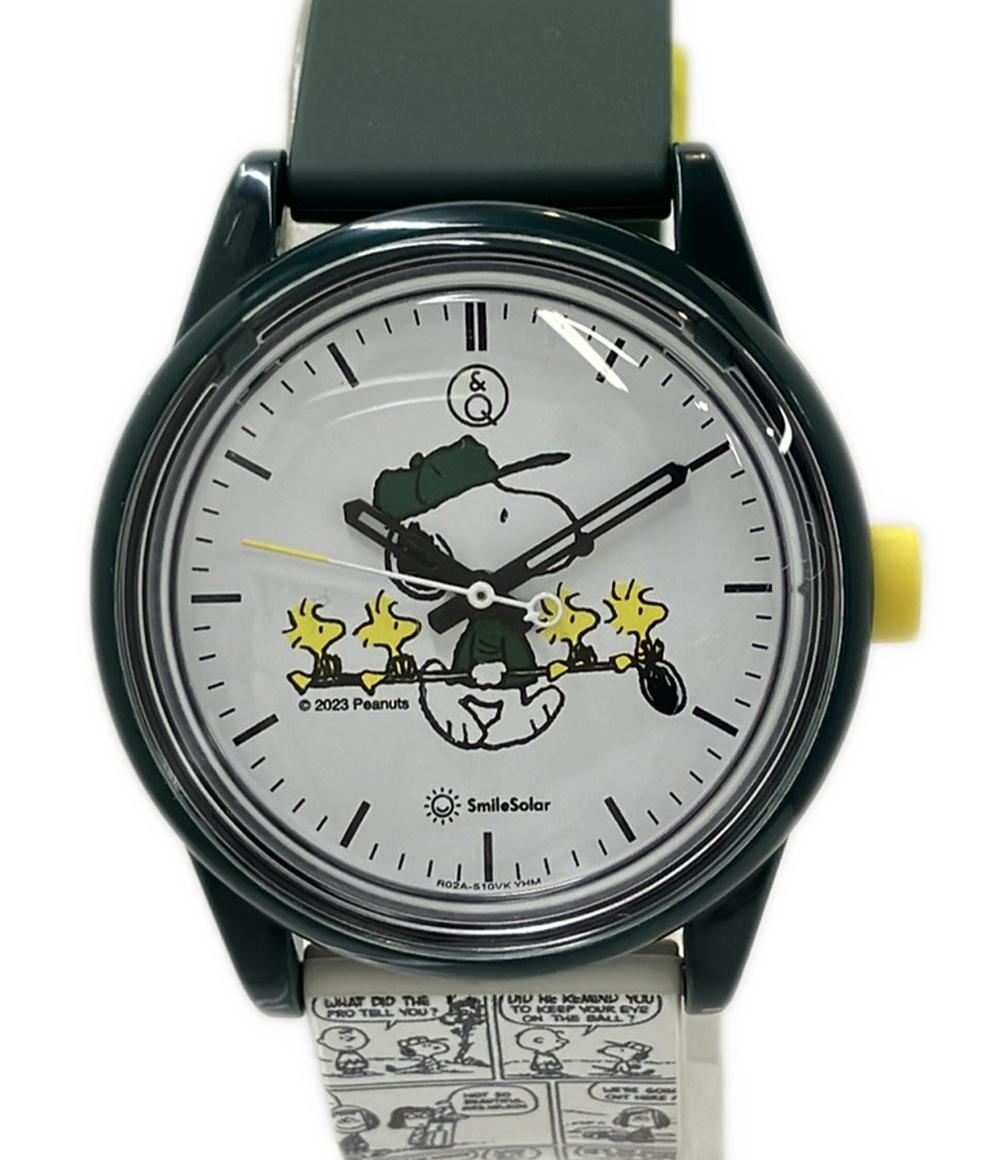 Q&Q 腕時計 ソーラー ホワイト レディース メンズ キューアンドキュー