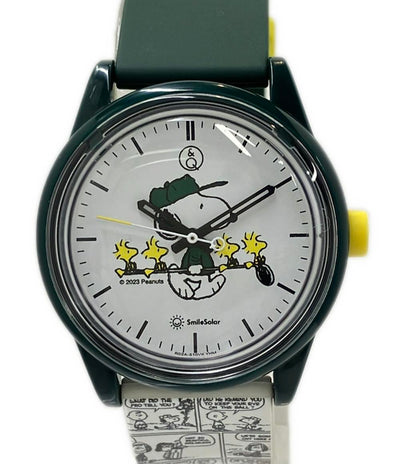 Q&Q 腕時計 ソーラー ホワイト レディース メンズ キューアンドキュー