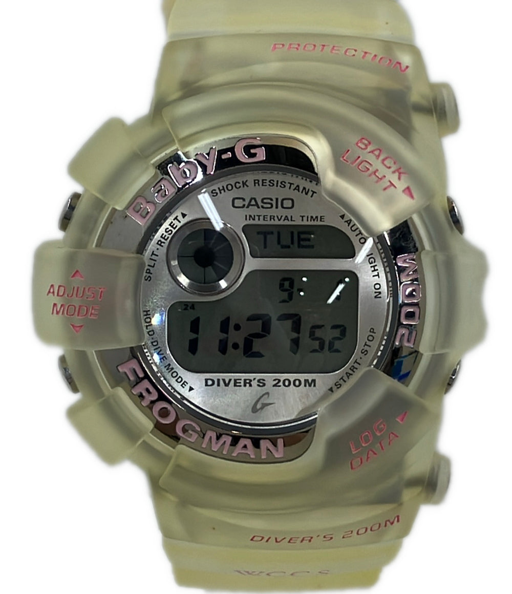 美品 CASIO 腕時計 フロッグマン Baby-G BGW-100WC レディース カシオ