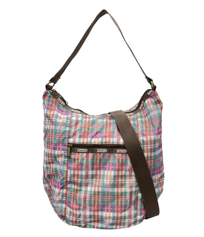 美品 LeSportsac 2WAY ハンドバッグ ショルダーバッグ 肩掛け 斜め掛け レディース レスポートサック