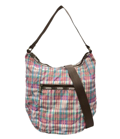 美品 LeSportsac 2WAY ハンドバッグ ショルダーバッグ 肩掛け 斜め掛け レディース レスポートサック