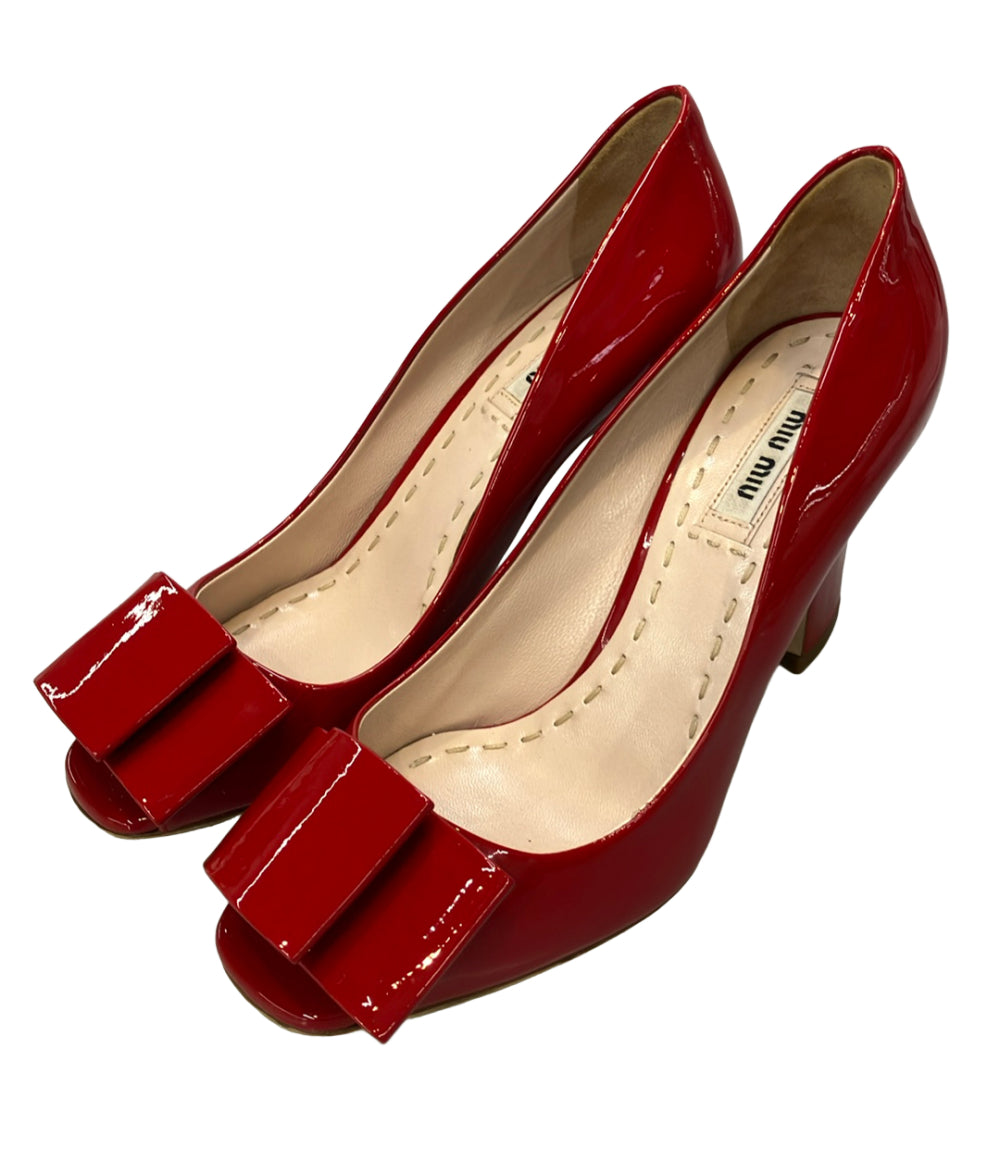 Miu Miu チャンキーヒールパンプス レディース SIZE 36 1/2 ミュウ ミュウ