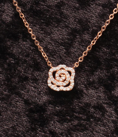 美品 フォリフォリ ネックレス SV925 フラワーモチーフ レディース Folli Follie