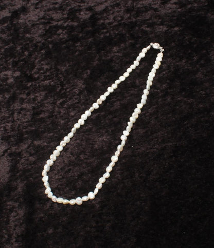 美品 ネックレス ボタンパール バロック レディース