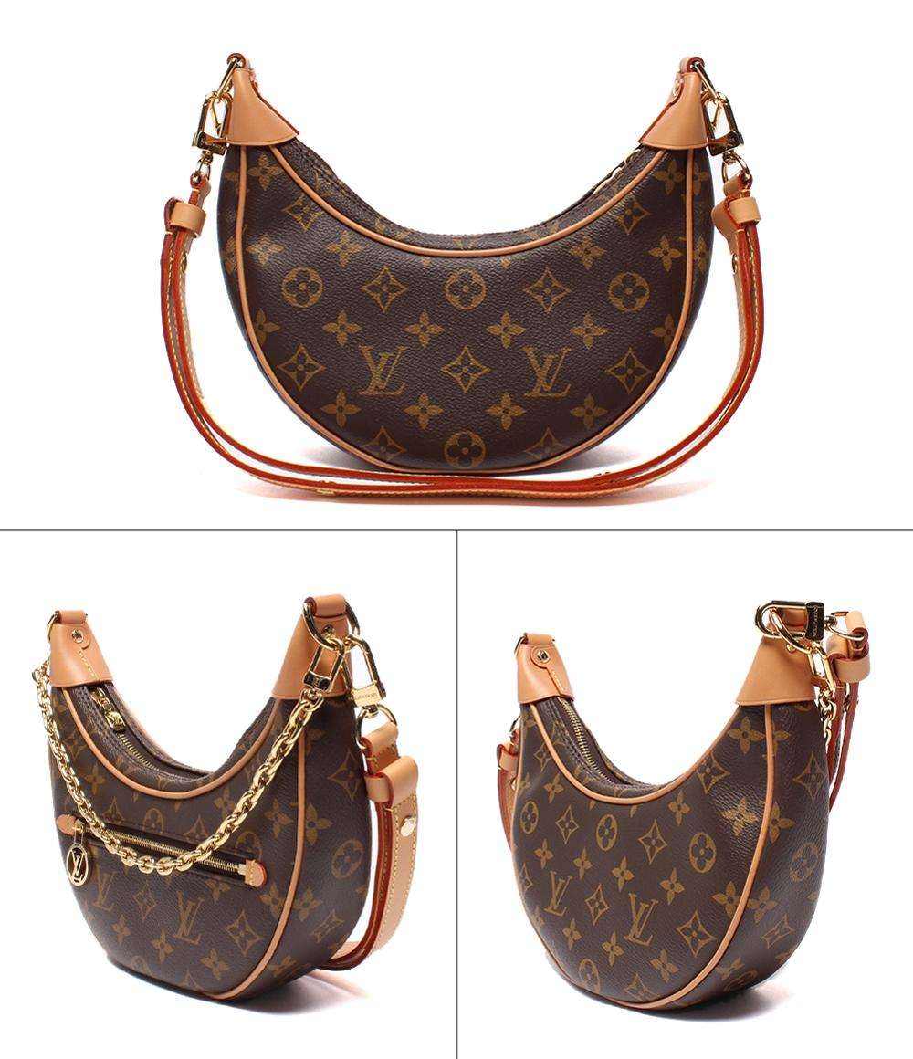 美品 LOUIS VUITTON ハンドバッグ ショルダーバッグ 半月型 ループ