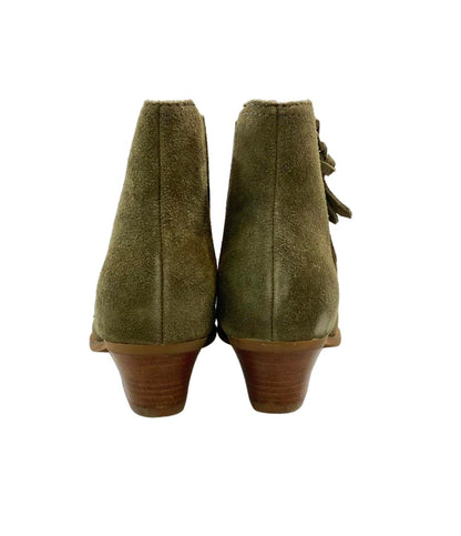 訳あり COLE HAAN ショートブーツ サイドジップ レディース SIZE 8 1/2 C (25.5cm) コールハーン