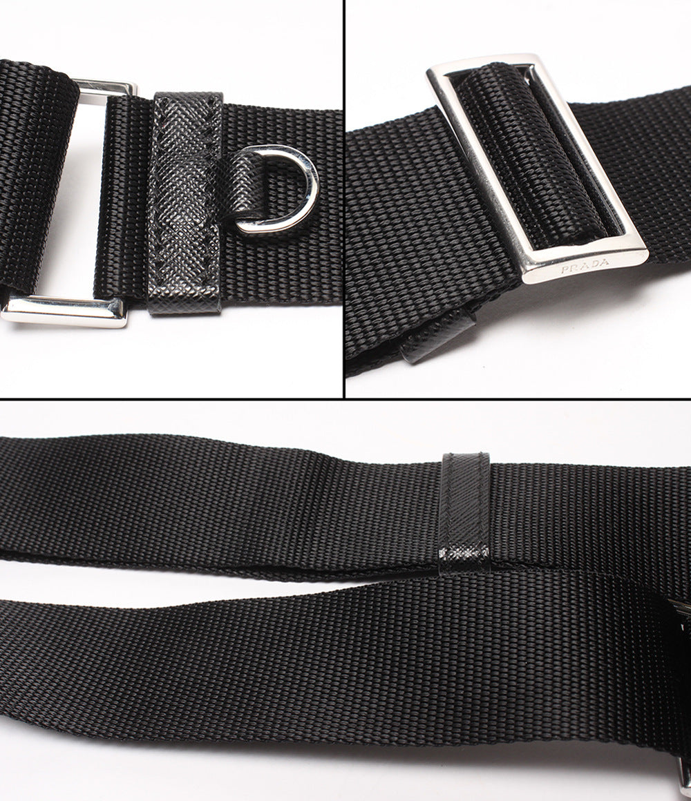 美品 PRADA ショルダーバッグ Re-Nylon 肩掛け 1BC167 レディース メンズ プラダ
