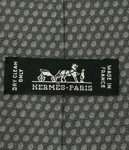 美品 HERMES ネクタイ シルク 100% メンズ エルメス