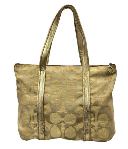 COACH トートバッグ ショルダーバッグ 肩掛け ポピー ラージシグネチャー レディース コーチ