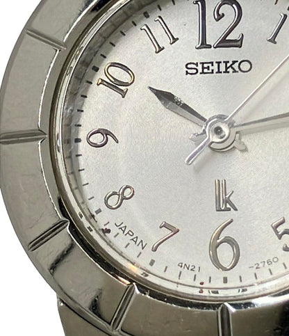 SEIKO 腕時計 lk ルキア クオーツ シルバー 4N21-1130 レディース セイコー