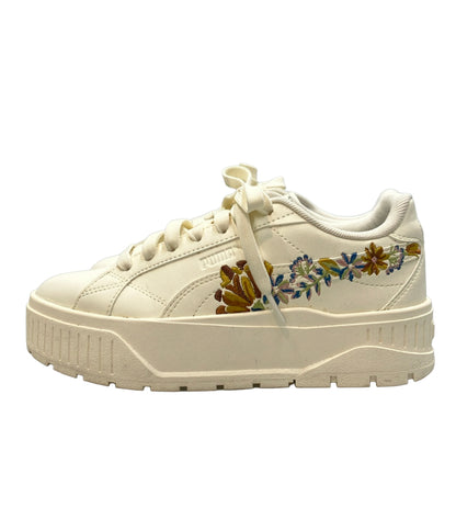 PUMA ローカット厚底スニーカー カルメン 2 MU エンブロイダリー 401203-03 レディース SIZE 22.5 プーマ