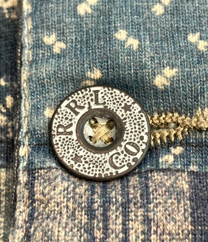 RRL Ralph Lauren パッチワークプリント ジャージー ジャケット メンズ SIZE S ダブルアールエル ラルフローレン