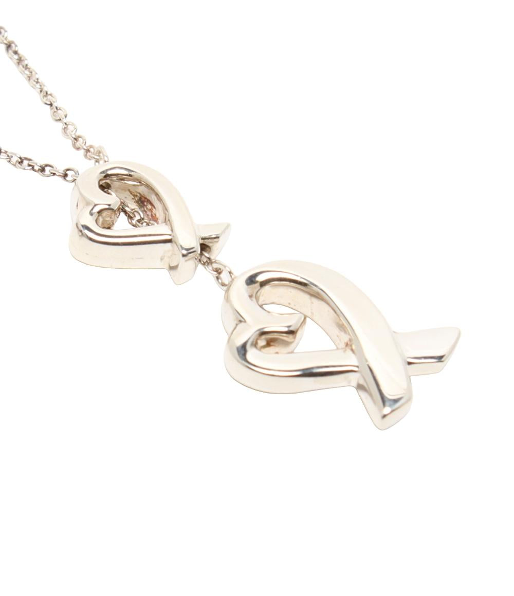 ティファニー ラリアット ネックレス SV925 ラビングハート パロマピカソ レディース TIFFANY&Co.