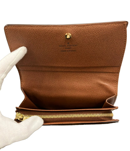 LOUIS VUITTON 二つ折り財布 ポルトモネ ジップ モノグラム M61735 レディース メンズ ルイ・ヴィトン