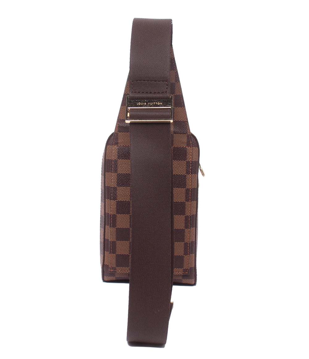 LOUIS VUITTON ボディバッグ ウエストポーチ ジェロニモス ダミエ エベヌ N51994 メンズ ルイ・ヴィトン