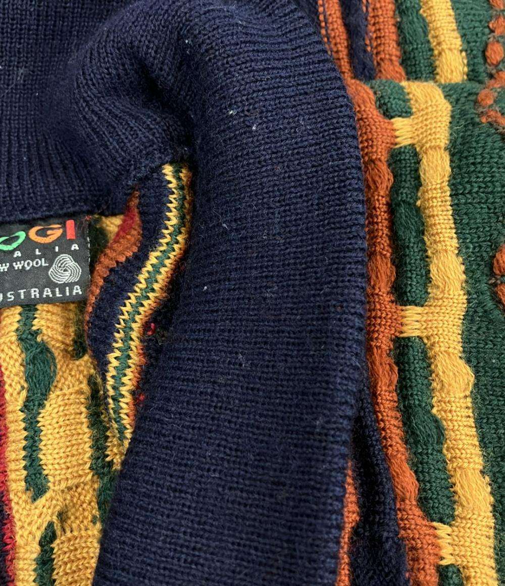 COOGI 長袖 3D ニット メンズ SIZE M クージー