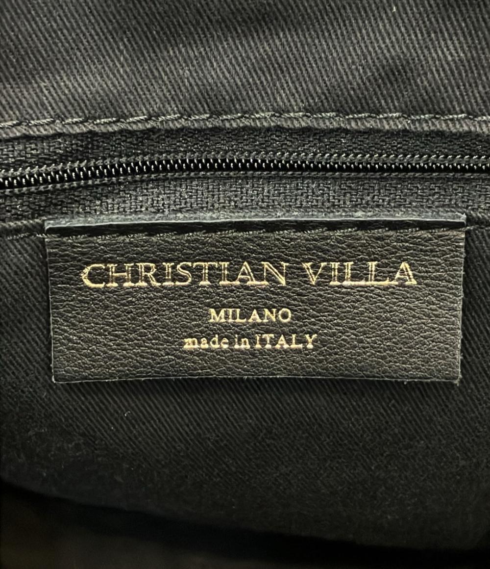 CHRISTIAN VILLA ハンドバッグ トートバッグ フリンジ レディース クリスチャンヴィラ