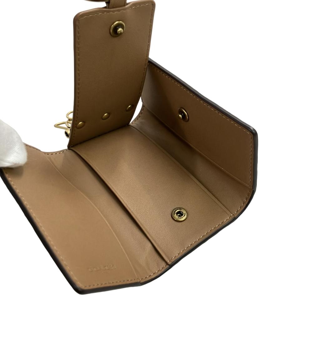 美品 COACH 6連キーケース 花柄 キーリング付き CC963 B4L38 レディース コーチ