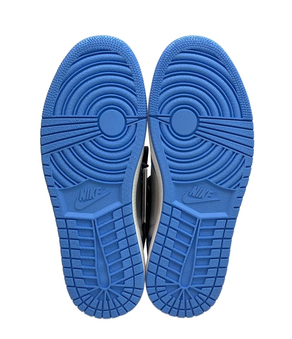 美品 Air Jordan NIKE ハイカットスニーカー ユニバーシティブルー エアジョーダン1 レトロ ハイ OG 555088-134 メンズ SIZE 27.5 (L) エアジョーダン