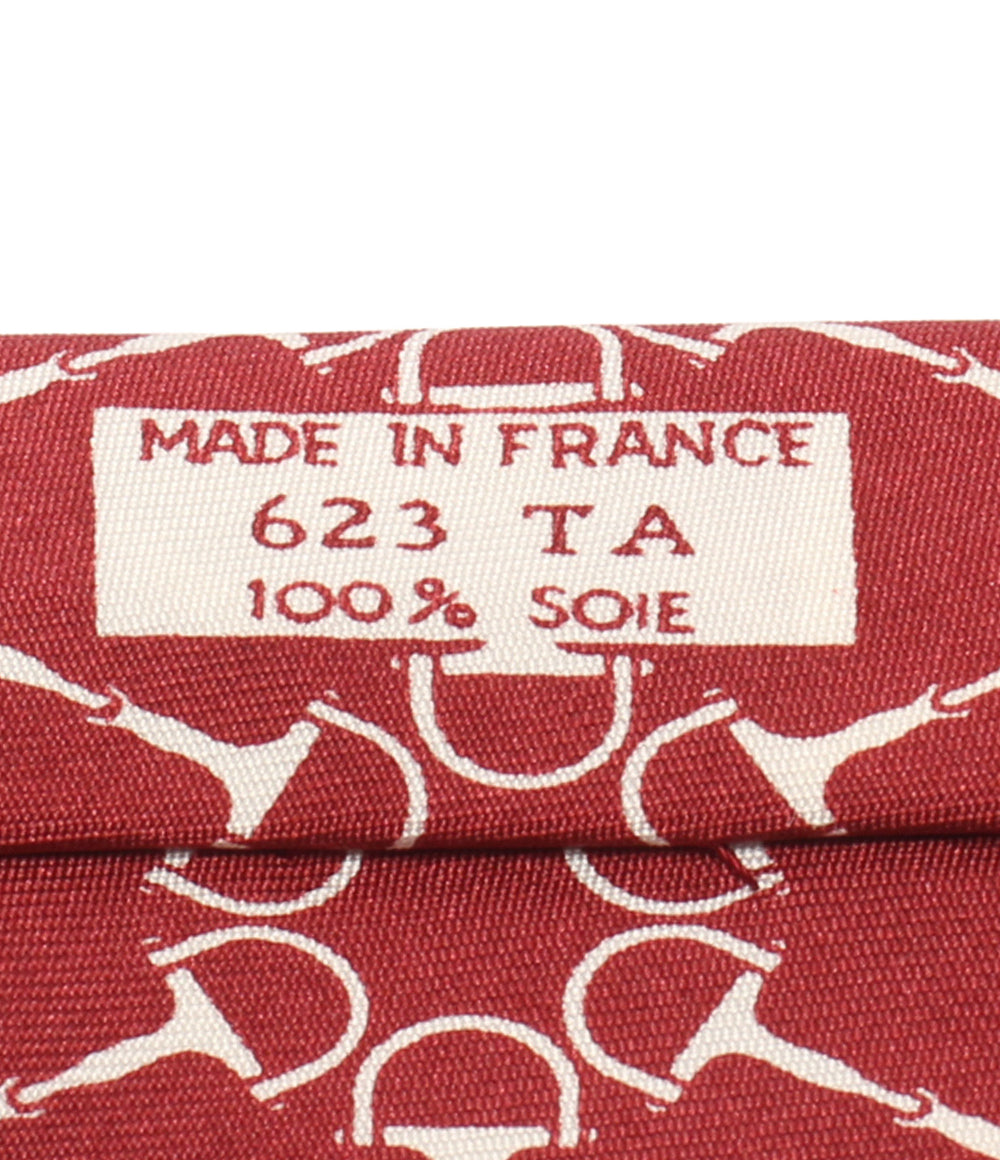 HERMES ネクタイ シルク100％ メンズ エルメス