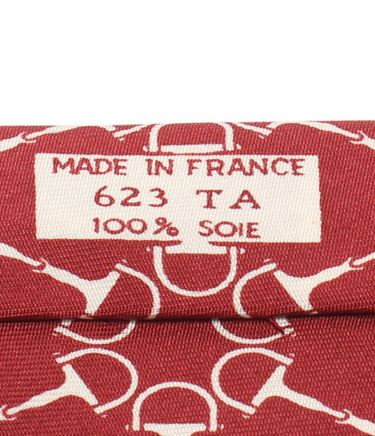 HERMES ネクタイ シルク100％ メンズ エルメス