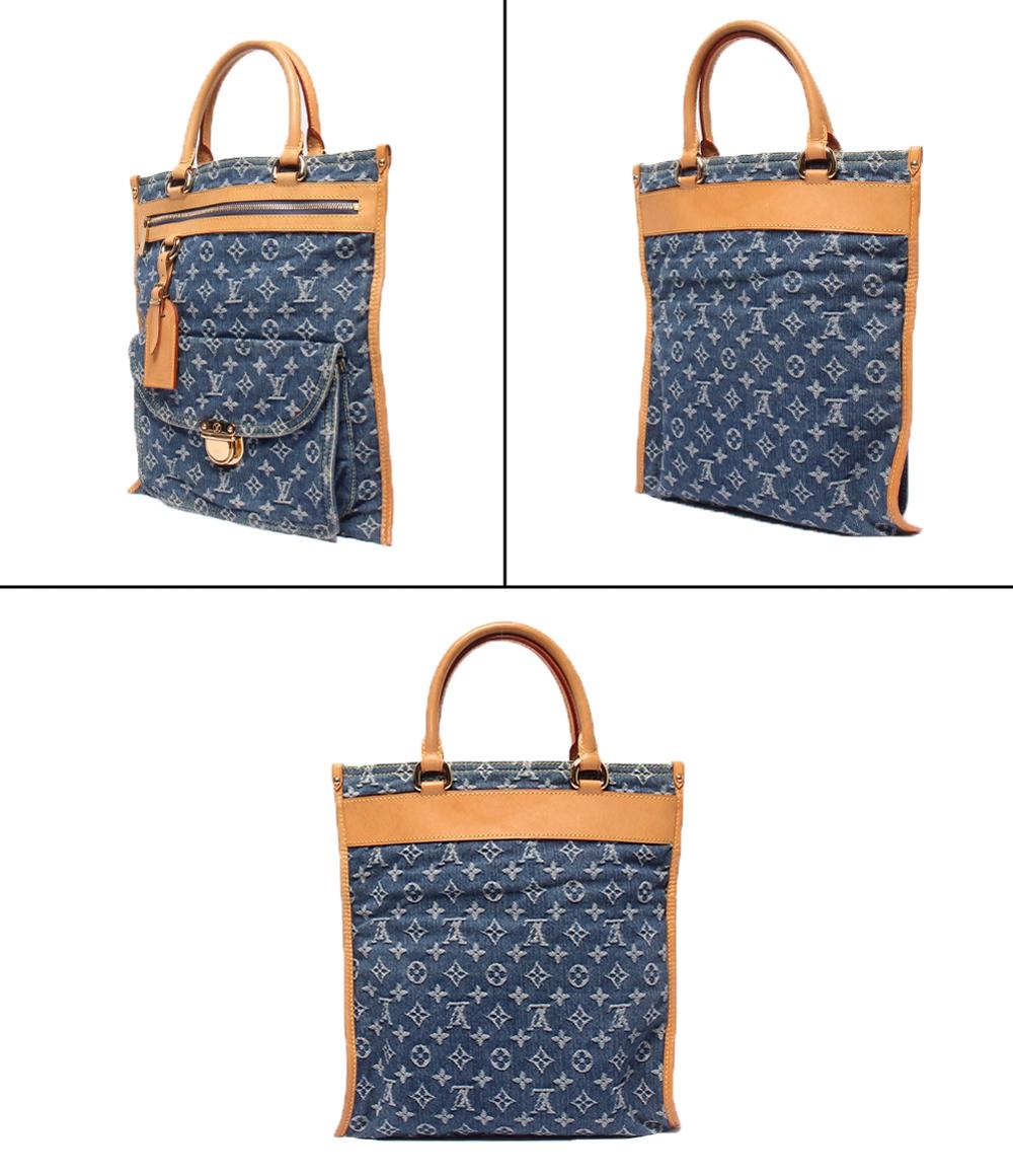 ルイヴィトン LOUIS VUITTON フラット・ショッパー M95018  モノグラムデニム トートバッグ カバン 肩掛け ショルダーバッグ モノグラムデニム ブルー LOUIS VUITTON - ルイヴィトン LOUIS VUITTON フラット・ショッパー