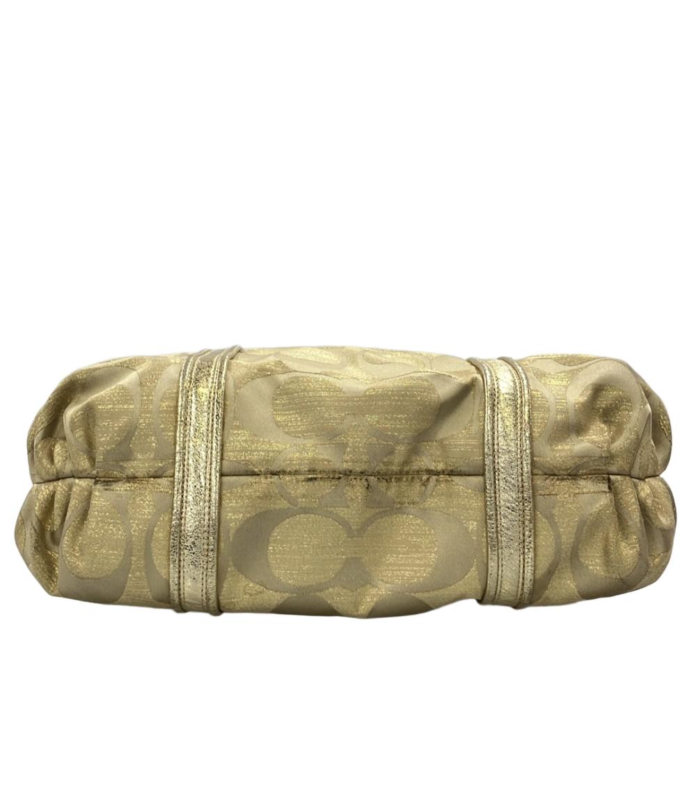 COACH トートバッグ ショルダーバッグ 肩掛け ポピー ラージシグネチャー レディース コーチ