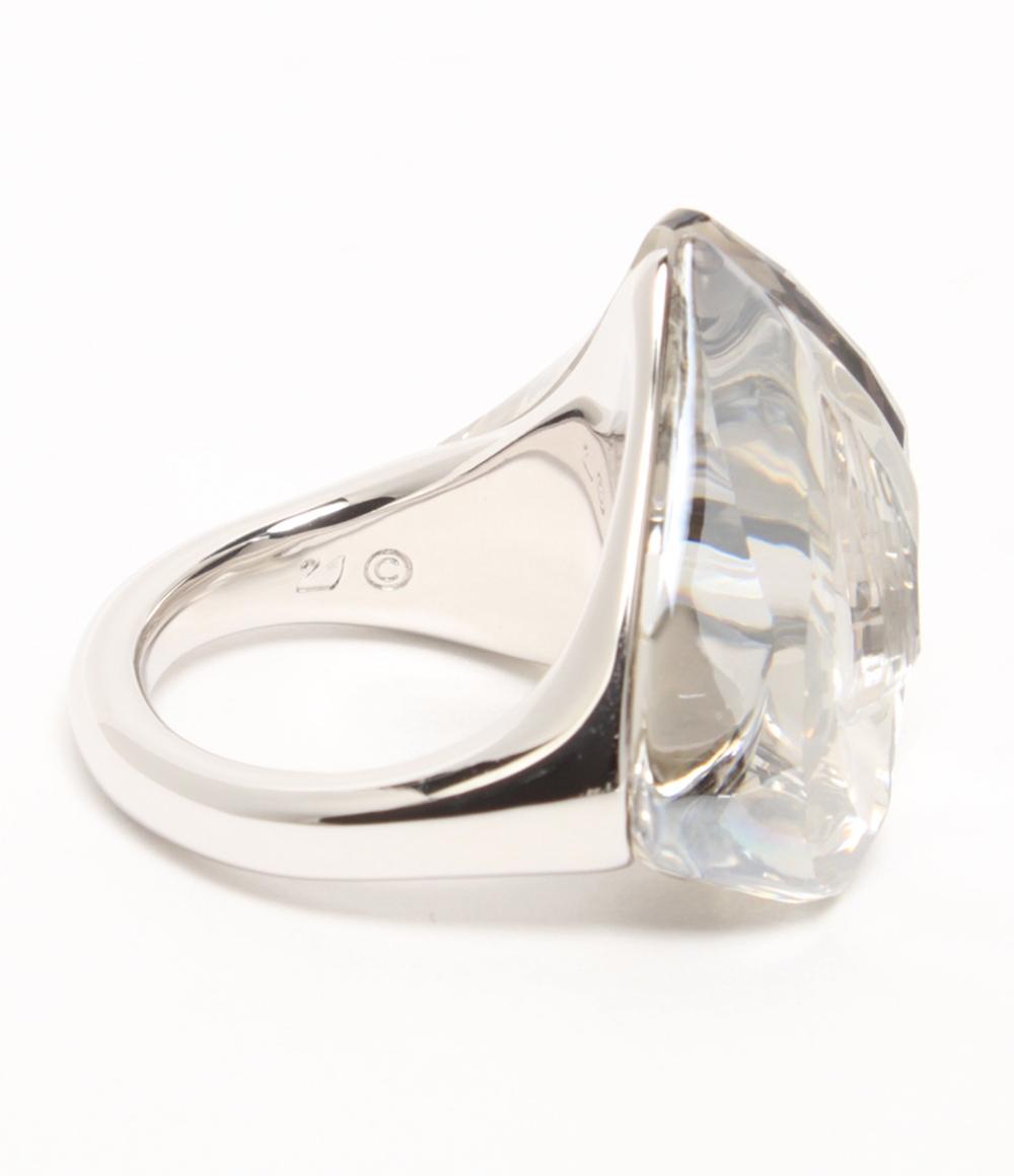 美品 スワロフスキー リング 指輪 ハートモチーフ レディース SIZE 17号 SWAROVSKI