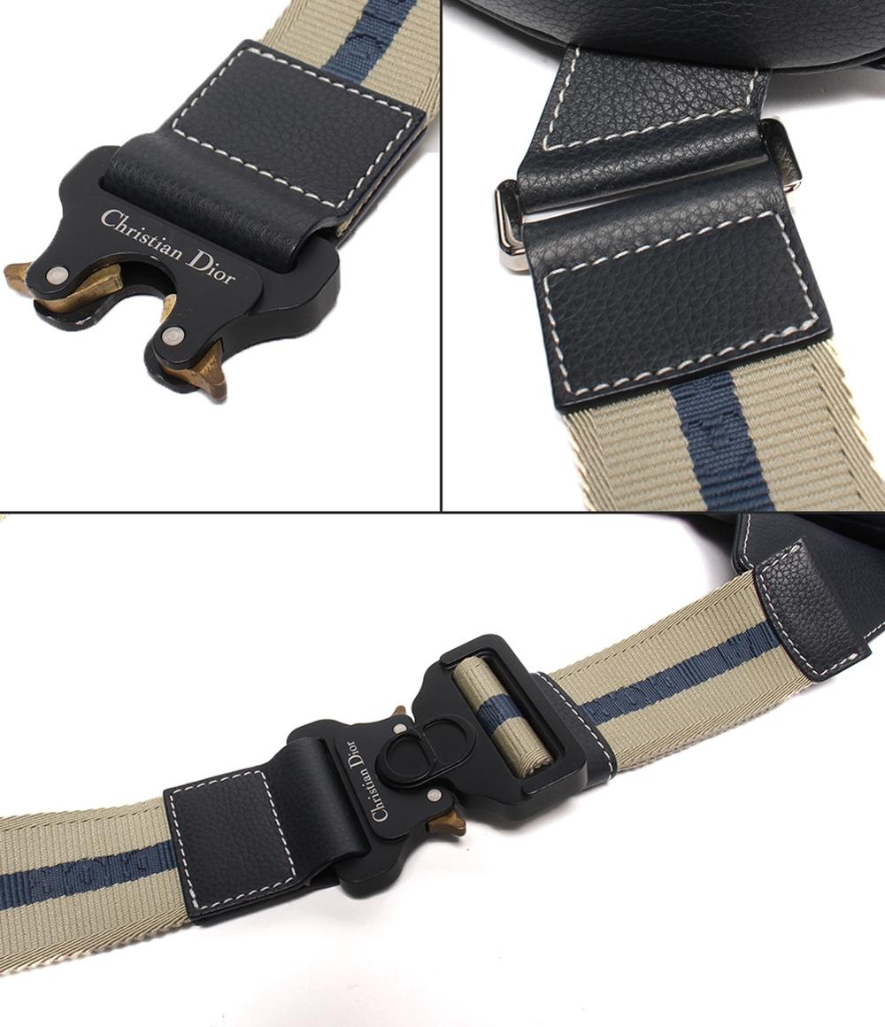 美品 Dior ショルダーバッグ ボディバッグ サドルバッグ メンズ レディース ディオール