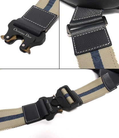 美品 Dior ショルダーバッグ ボディバッグ サドルバッグ メンズ レディース ディオール