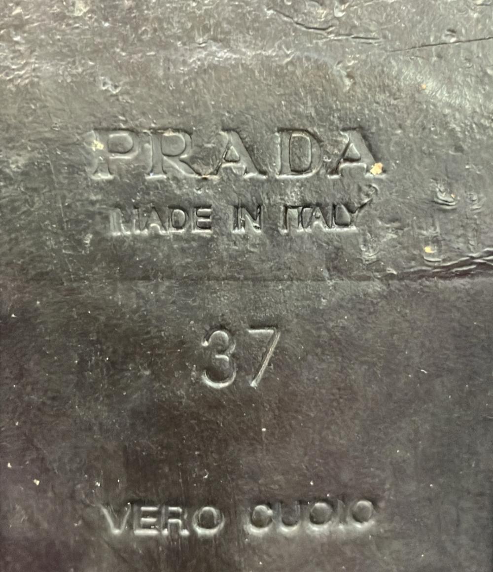 PRADA エナメルアンクルストラップパンプス レディース SIZE 37 (24cm