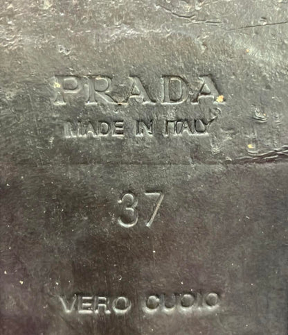 PRADA エナメルアンクルストラップパンプス レディース SIZE 37 (24cm) プラダ