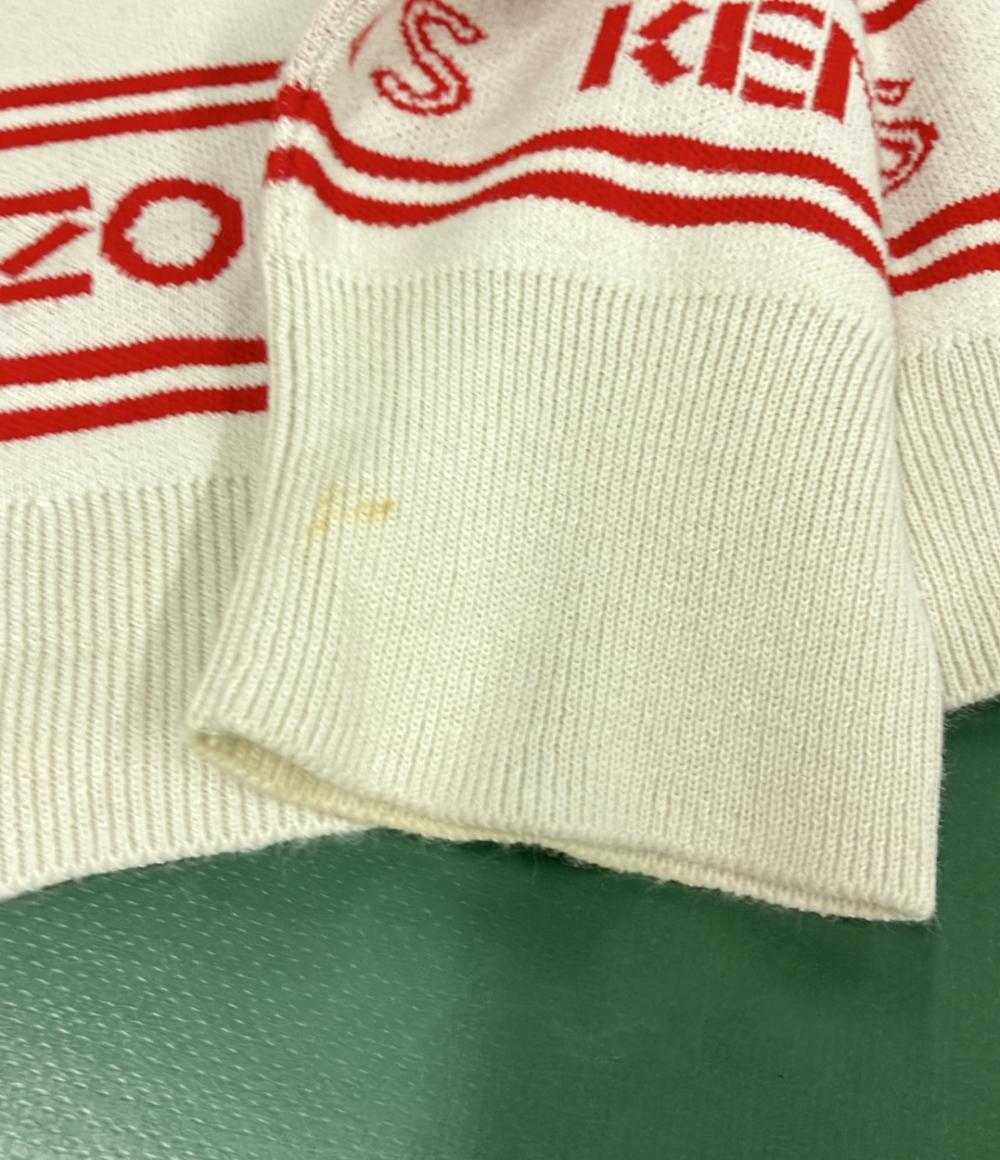ケンゾー ナイロン混クルーネックニットセーター メンズ SIZE L KENZO