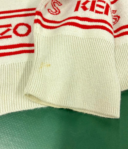 ケンゾー ナイロン混クルーネックニットセーター メンズ SIZE L KENZO