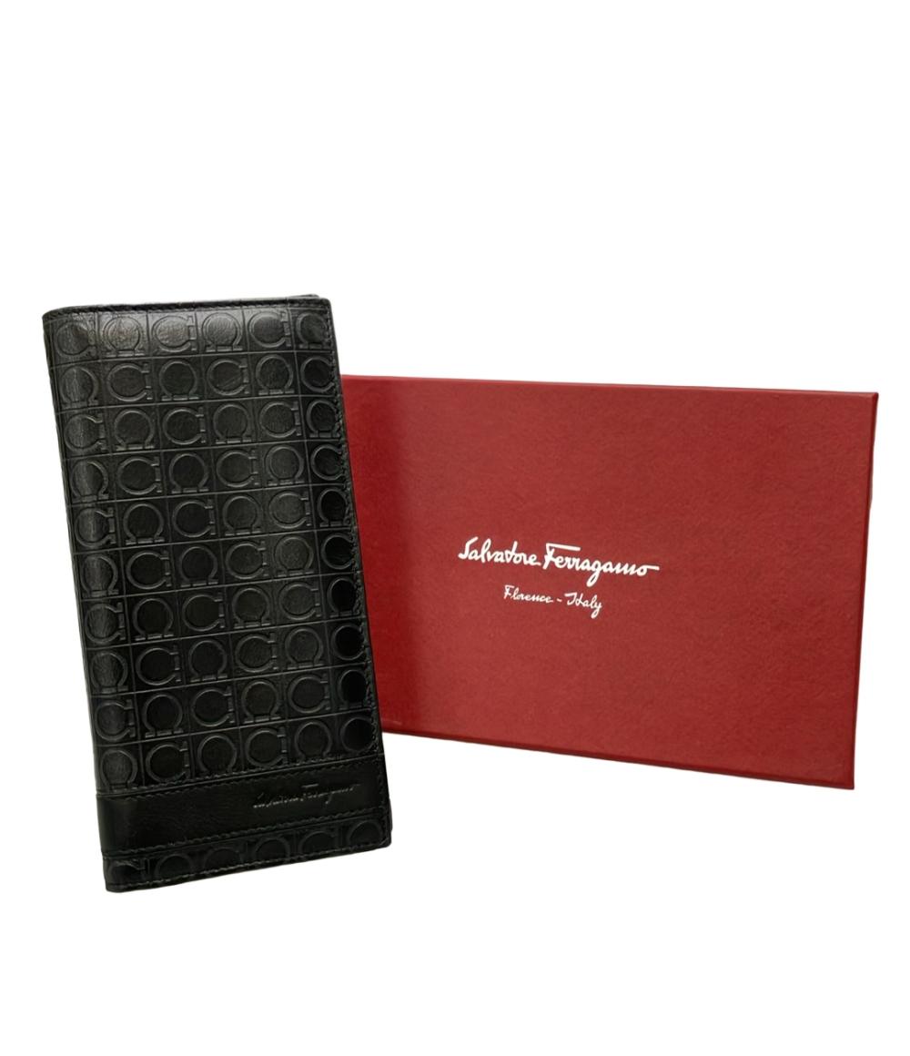 Salvatore Ferragamo 長財布 ガンチーニ IY-668744 メンズ サルヴァトーレフェラガモ