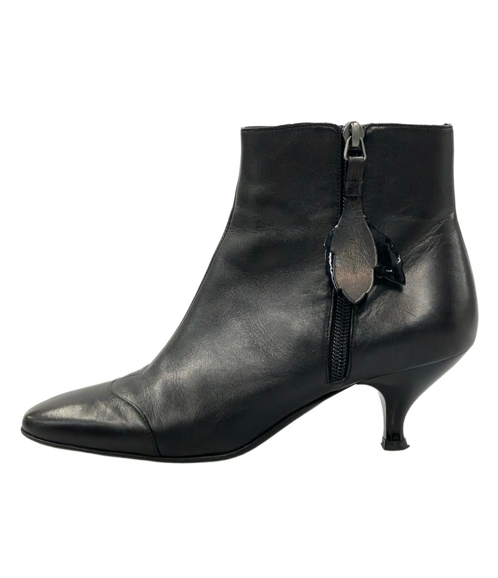 サルヴァトーレフェラガモ ショートブーツ サイドジップ レディース SIZE 6 1/2 (L) Salvatore Ferragamo