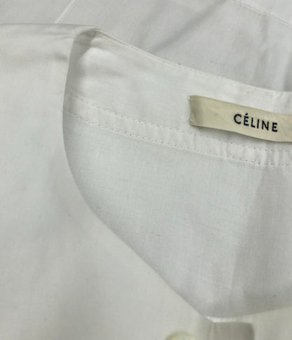 セリーヌ 長袖シャツ ノーカラーシャツ レディース SIZE 40 (L) CELINE