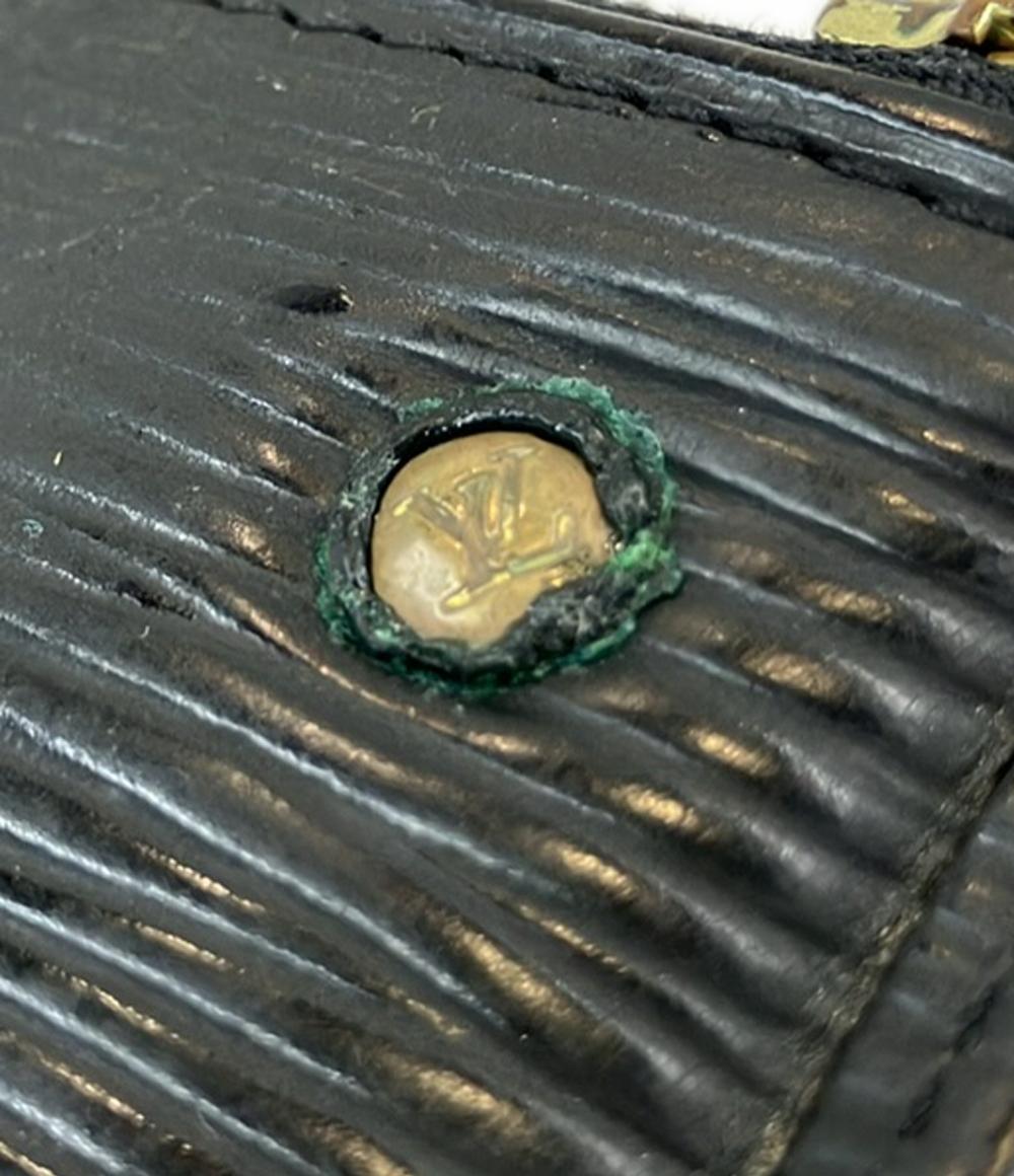 ルイ・ヴィトン コインケース キーリング付き ポシェット クレ エピ M63802 メンズ LOUIS VUITTON