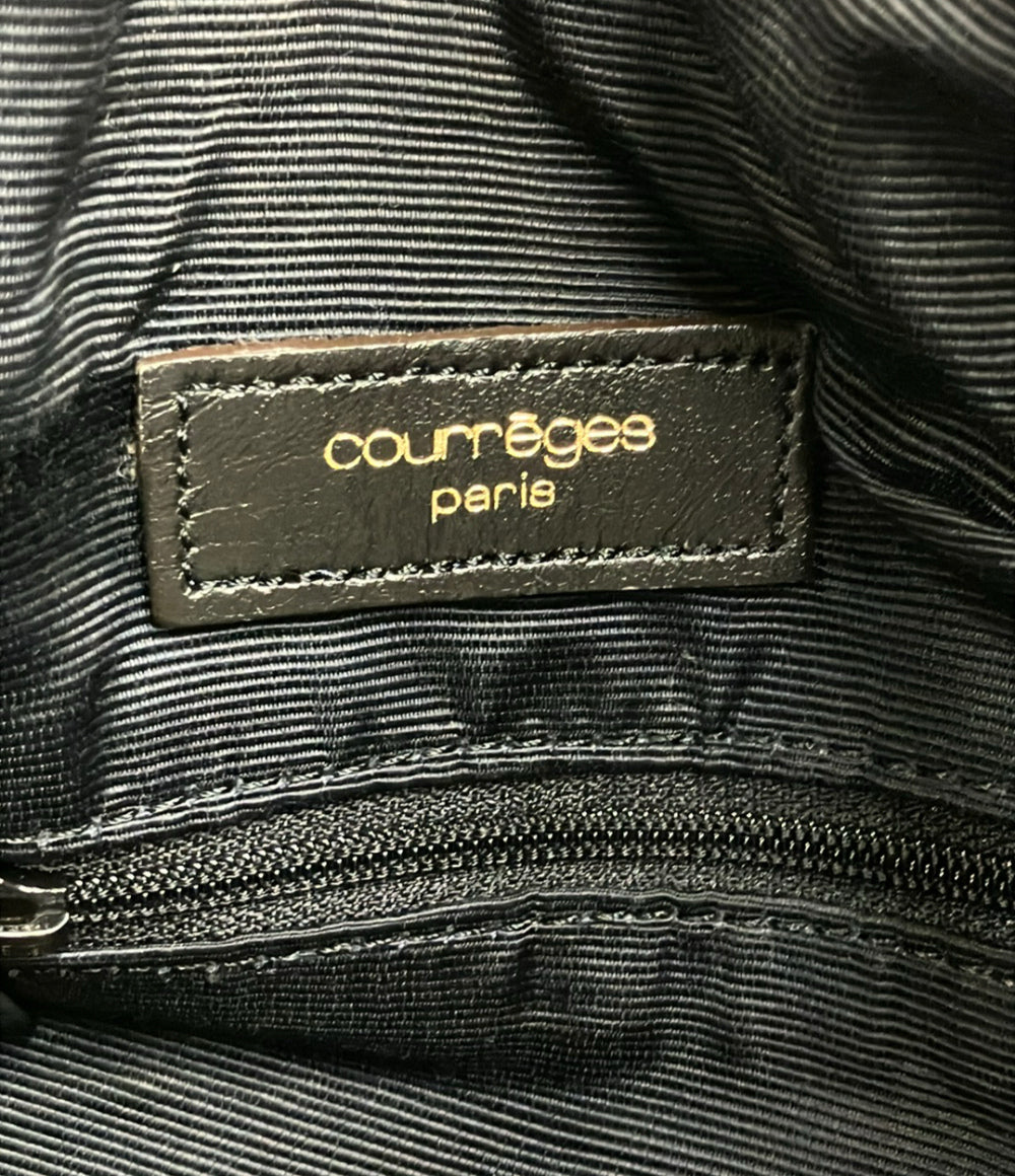 courreges 2way ボストンバッグ ショルダーバッグ 斜め掛け レディース クレージュ