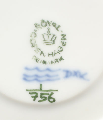 美品 Royal Copenhagen カップ＆ソーサー ブルーフルーテッド ハーフレース ロイヤルコペンハーゲン