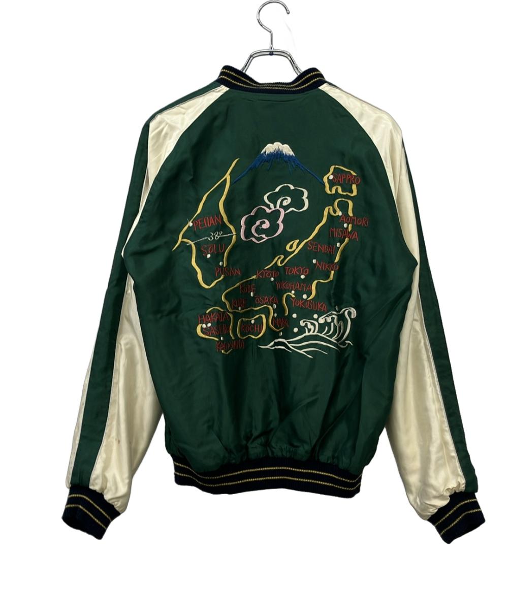 テーラートウヨウ スカジャン リバーシブル ROARING TIGER X WHITE DRAGON TT14571 メンズ SIZE L TAILOR TOYO