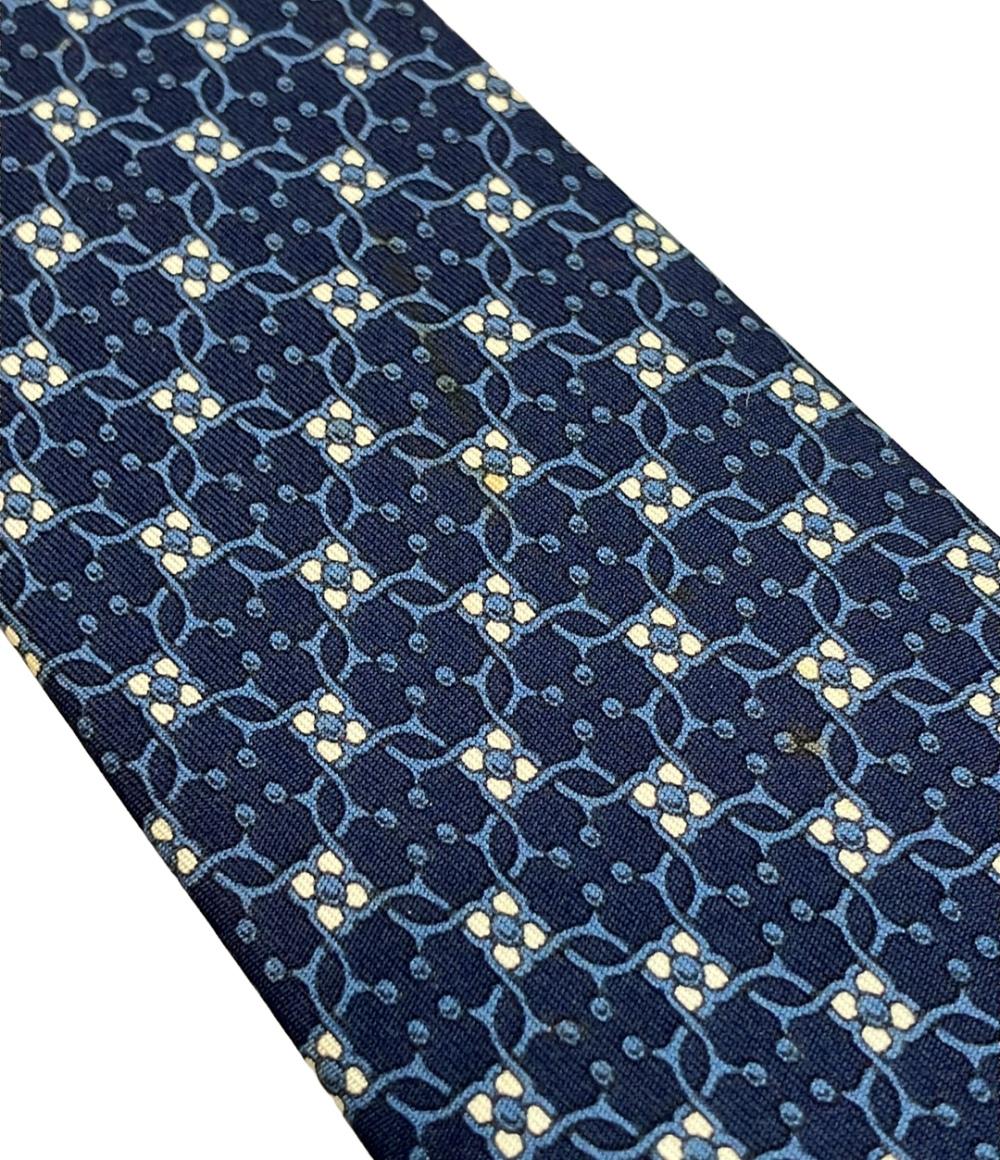 HERMES ネクタイ シルク100% メンズ エルメス