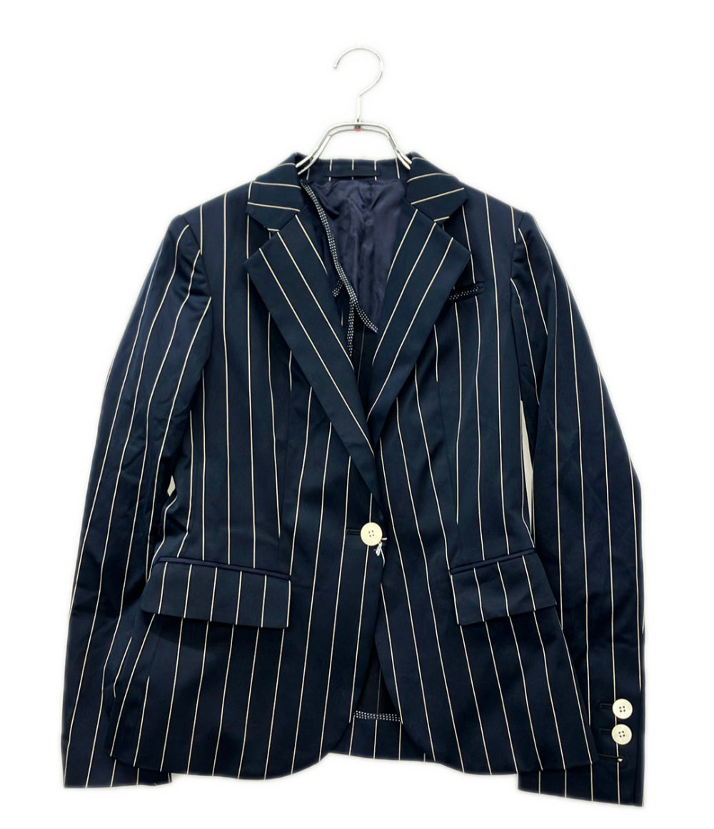 美品 madame H CLOSET テーラードジャケット ストライプ レディース SIZE 36 (XS) マダムエイチ クローゼット