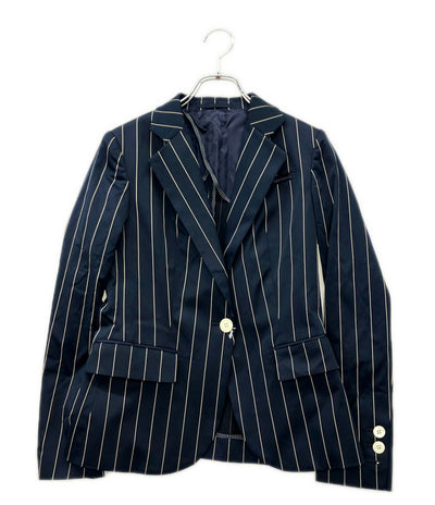 美品 madame H CLOSET テーラードジャケット ストライプ レディース SIZE 36 (XS) マダムエイチ クローゼット