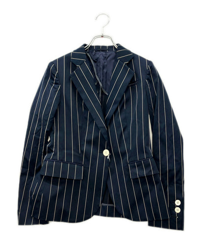 美品 madame H CLOSET テーラードジャケット ストライプ レディース SIZE 36 (XS) マダムエイチ クローゼット
