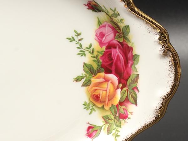 美品 ロイヤルアルバート リーガルトレイ オーバル 皿 25cm オールド