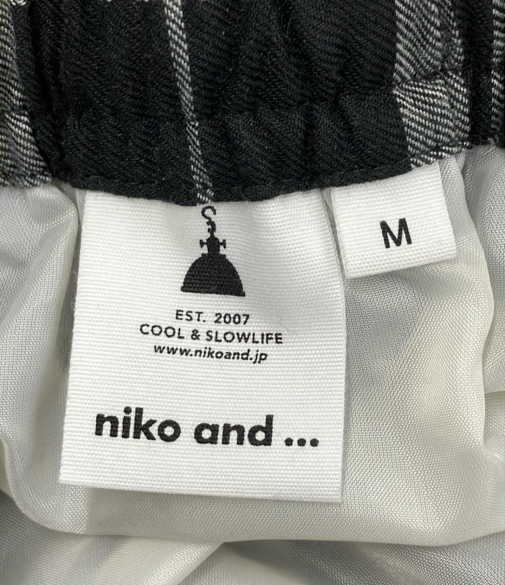 ニコアンド ロングスカート チェック柄 レディース SIZE M (M) niko and...