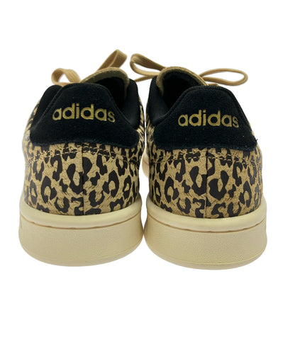 美品 adidas ローカットスニーカー レオパード柄 アドバンコート FY8957 レディース SIZE 24.0 アディダス