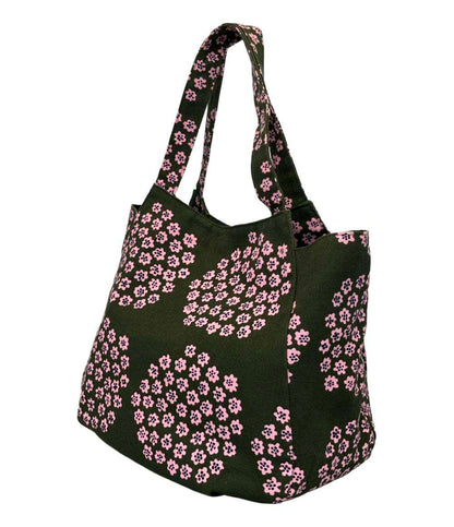 美品 marimekko トートバッグ 肩掛け 花柄 レディース マリメッコ