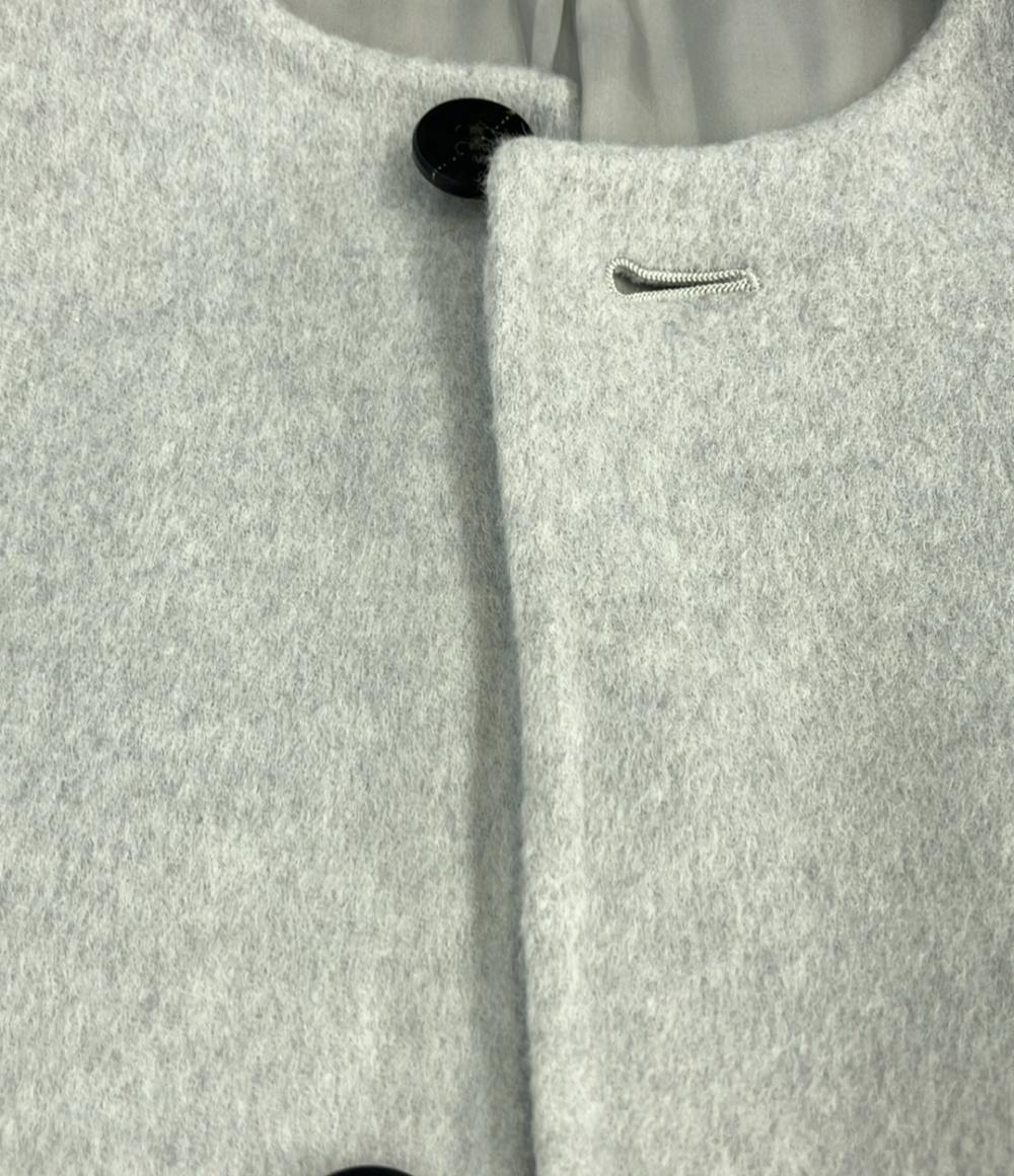 美品 GALERIE VIE ノーカラーコート 23-08-34-08003 レディース SIZE F (M) ギャルリーヴィー